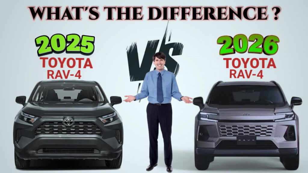 2025 Toyota Rav4 Vs 2026 Toyota Rav4 2026 Rav4 Vs 2025 Rav 4 What s The Difference YouTube