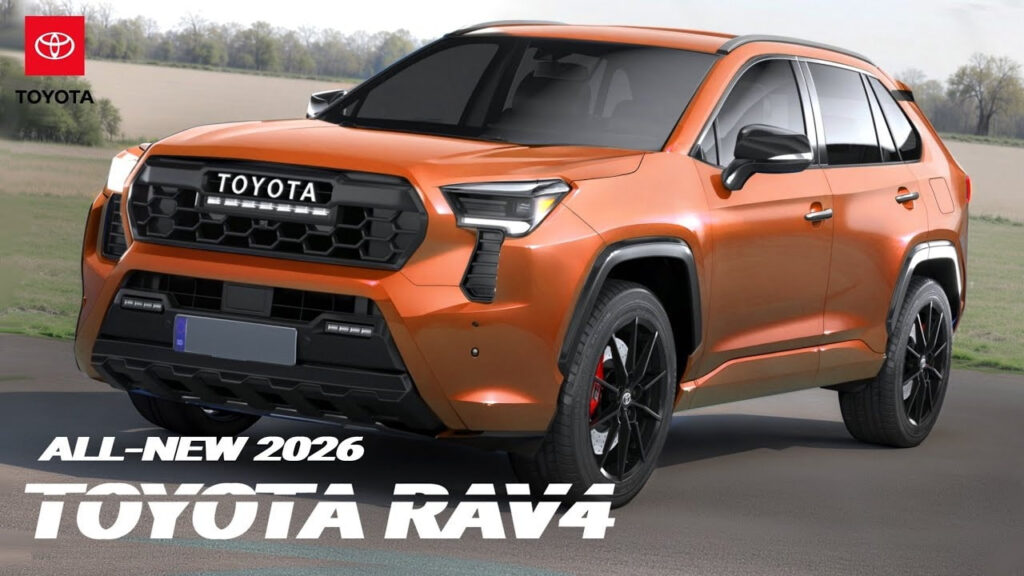 2026 RAV4 Blends Classic And Modern Toyota Design Cues In Unofficial Digital Illustrations Autoevolution