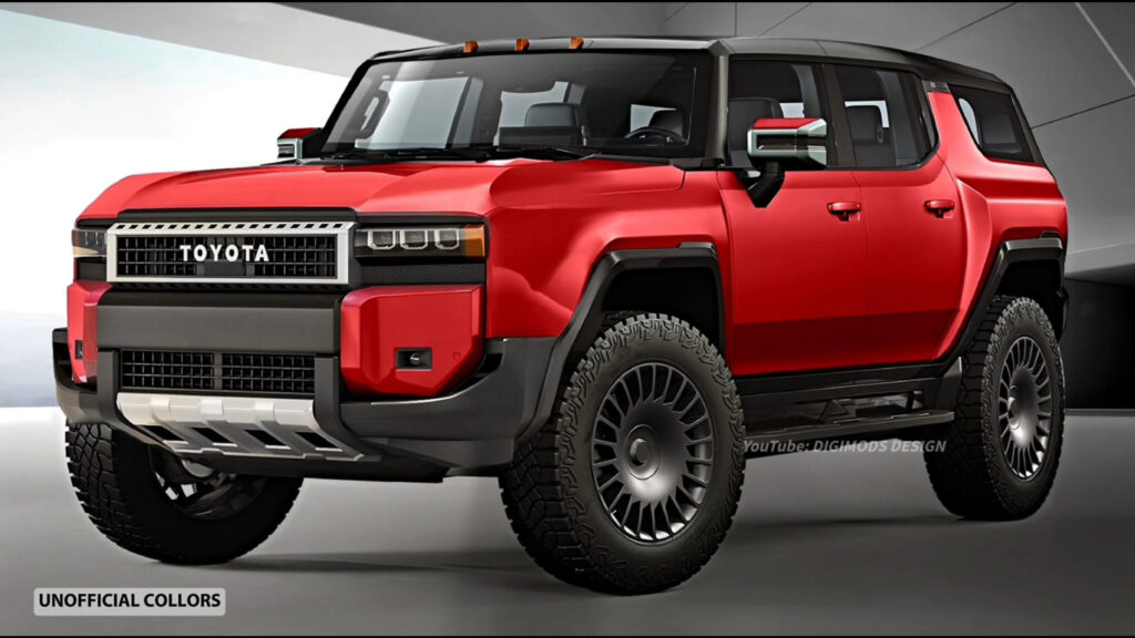 2026 Toyota FJ Cruiser Takes A Digital Swing At The Jeep Wrangler Autoevolution