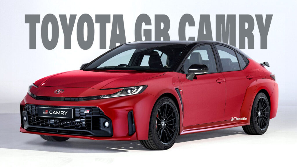 2026 Toyota GR Camry Could This Wild Rendering Become Reality Carscoops