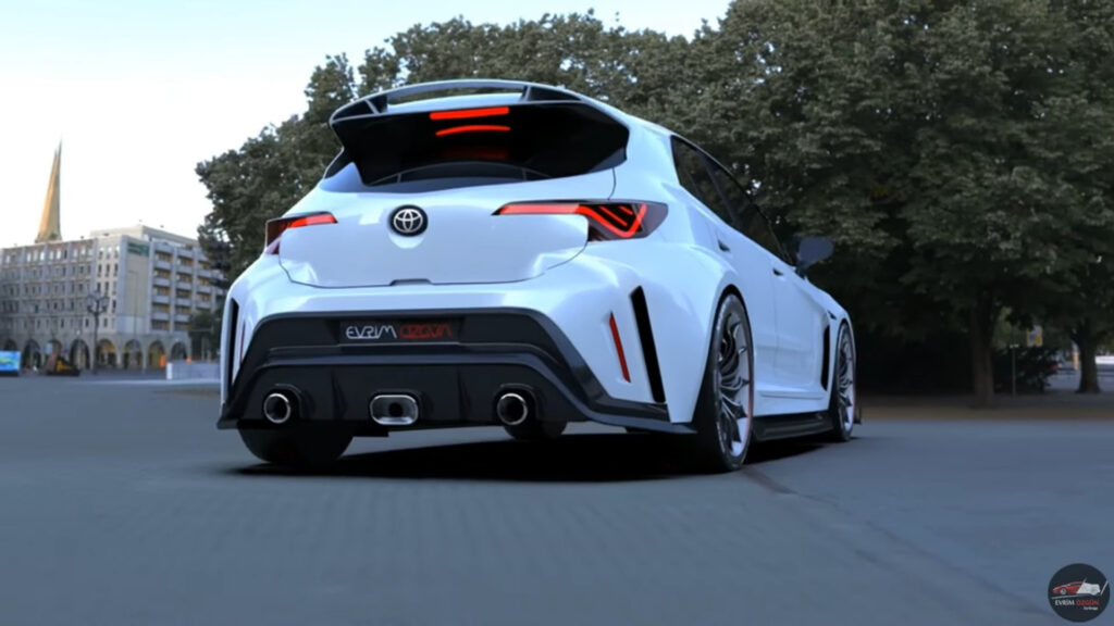 2026 Toyota GR Corolla Becomes An Even Hotter Hatchback In Fantasy Land With GRMN Option Autoevolution
