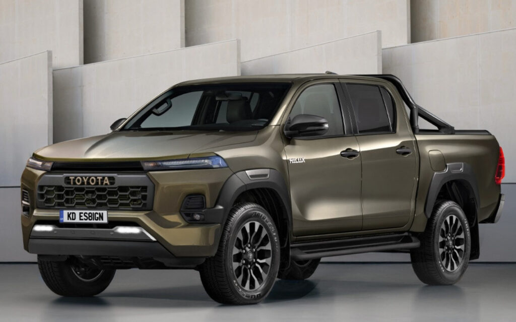 2026 Toyota Hilux Springs Refreshed From Behind The CGI Curtain Based On Recent Spy Photos Autoevolution