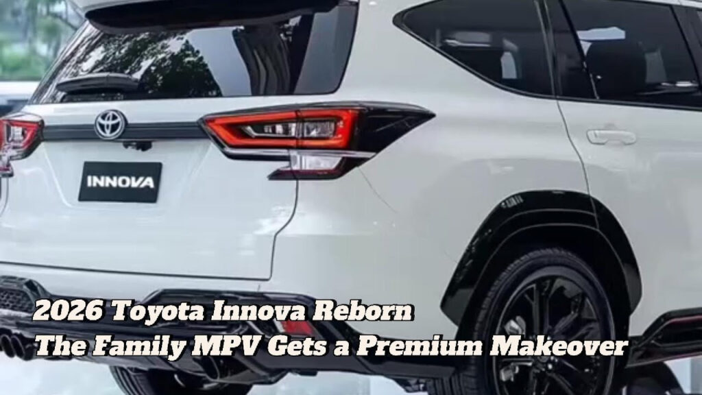 2026 Toyota Innova Reborn Review Release Date The Family MPV Gets A Premium Makeover YouTube
