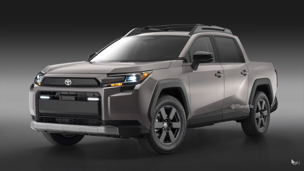 2026 Toyota RAV4 Woodland Morphs Into A Compact Unibody Truck In CGI Ford Maverick Beware Autoevolution