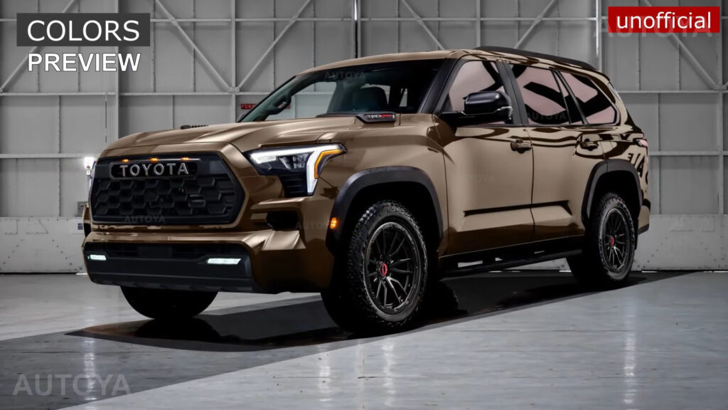 2026 Toyota Sequoia Lands Early With Refreshed Exterior And Interior Albeit Only In CGI Autoevolution