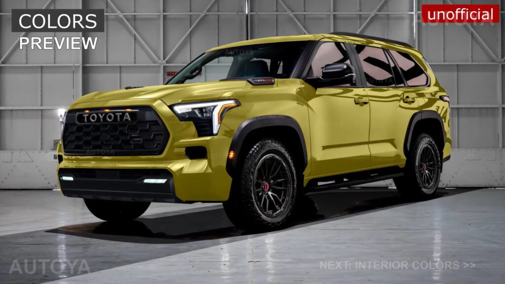 2026 Toyota Sequoia Lands Early With Refreshed Exterior And Interior Albeit Only In CGI Autoevolution