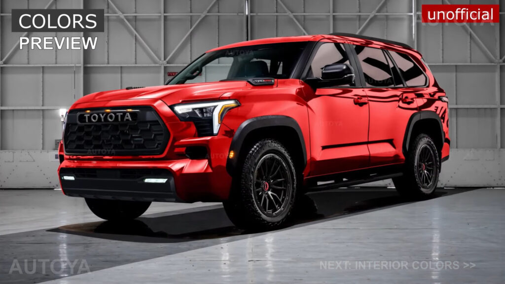 2026 Toyota Sequoia Lands Early With Refreshed Exterior And Interior Albeit Only In CGI Autoevolution