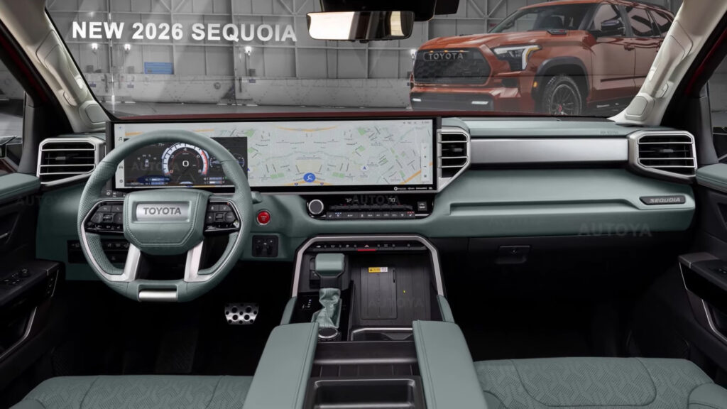2026 Toyota Sequoia Lands Early With Refreshed Exterior And Interior Albeit Only In CGI Autoevolution