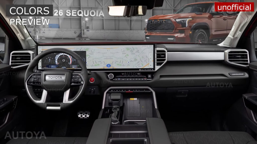 2026 Toyota Sequoia Lands Early With Refreshed Exterior And Interior Albeit Only In CGI Autoevolution