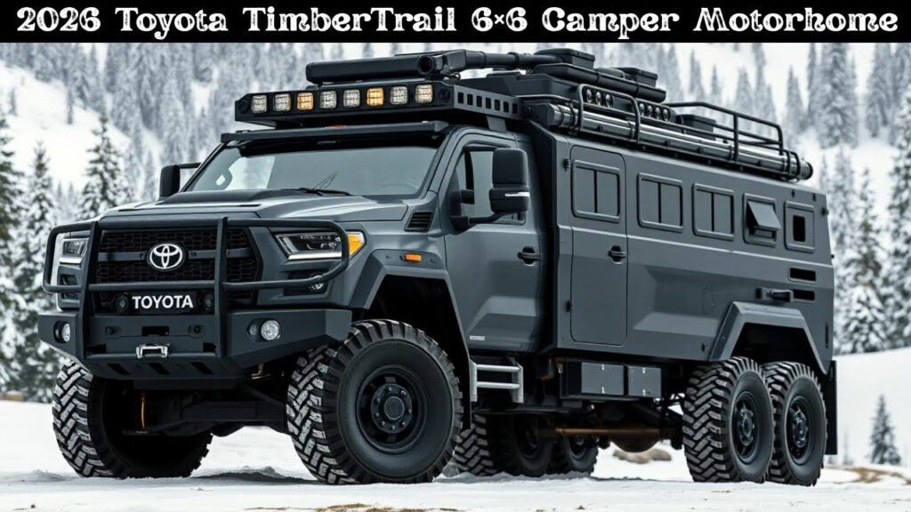 2026 Toyota TimberTrail 6x6 Camper Luxury Meets Wilderness YouTube
