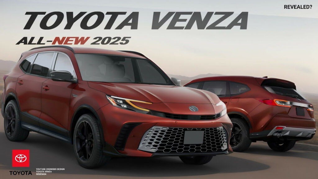 ALL NEW 2025 TOYOTA VENZA HYBRID REVEALED REDESIGN Digimods DESIGN YouTube