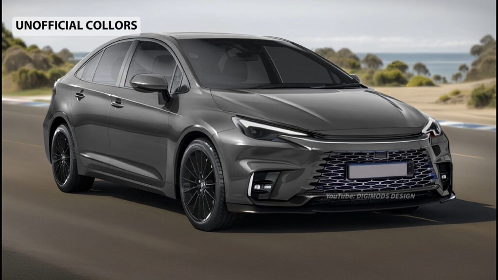 All New 2026 Or 2027 Toyota Corolla Sedan Gets Thoroughly Redesigned Albeit Only In CGI Autoevolution