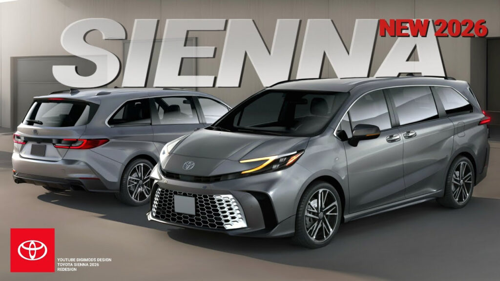 ALL NEW 2026 TOYOTA SIENNA REVEALED REDESIGN Digimods DESIGN YouTube