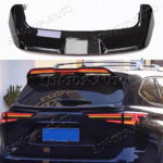 For Toyota Highlander Rear Roof Spoiler Wing W Turn Brake LED Lights 2020 2025 EBay