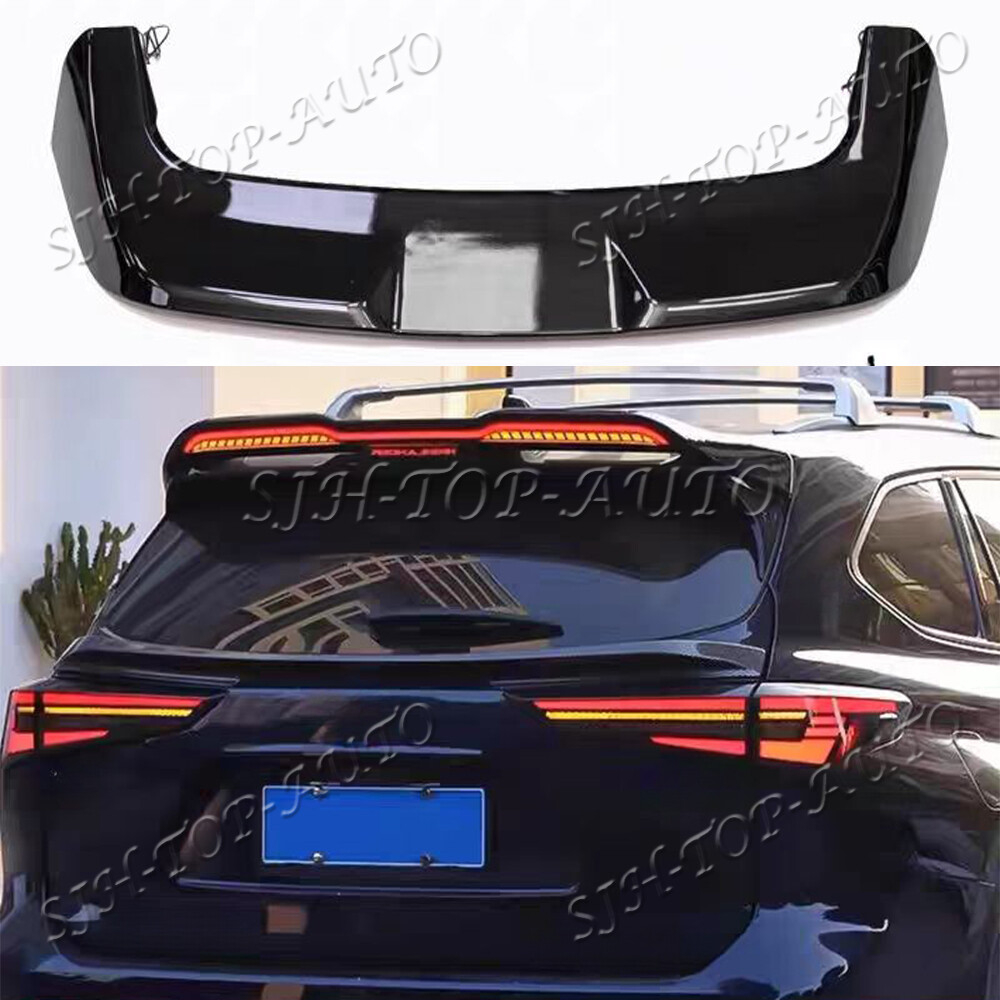 For Toyota Highlander Rear Roof Spoiler Wing W Turn Brake LED Lights 2020 2025 EBay