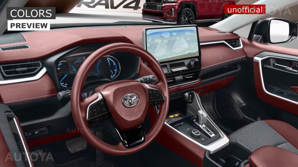 Fresh 2026 Toyota RAV4 Presents Itself Digitally In Fantasy Land Inside And Outside Autoevolution