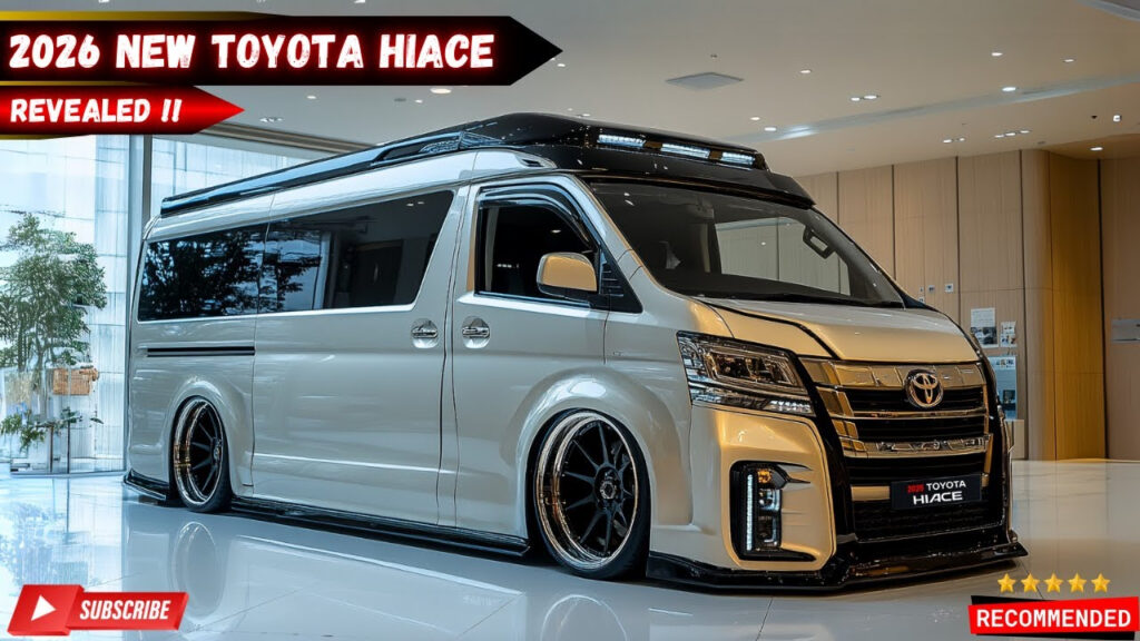 New 2026 Toyota Hiace Revealed Business Adventure The Ultimate Workhorse Road Trip Companion YouTube