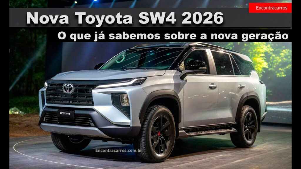 Nova Toyota SW4 2026 Conhe a Os Detalhes Da Nova Gera o Que Chega No Ano Que Vem YouTube
