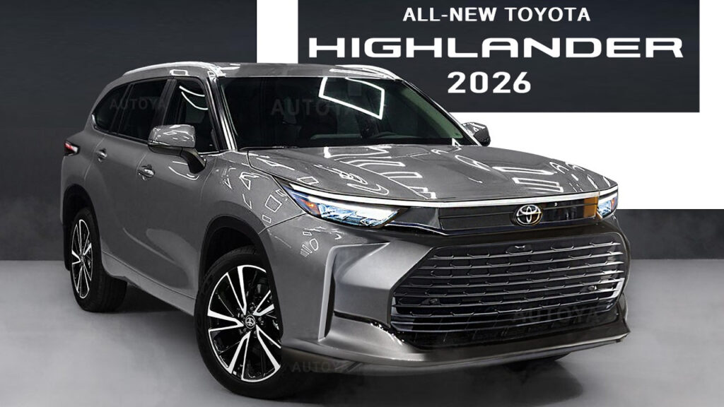 Redesigned Toyota Highlander 2026 Exterior Facelift Interior Changes YouTube