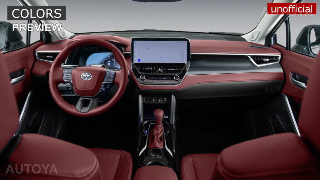 Refreshed 2026 Toyota Corolla Cross Reveals Its CGI Shades Both Inside And Outside Autoevolution