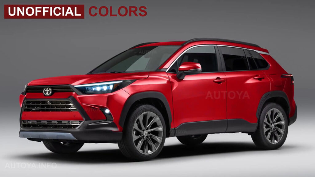 Rendering 2026 Toyota Corolla Cross Gets A Welcomed Facelift And Abundant Color Options Autoevolution