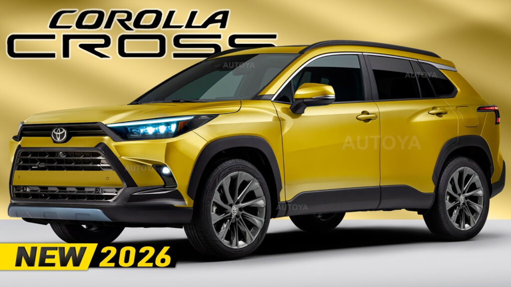 Rendering 2026 Toyota Corolla Cross Gets A Welcomed Facelift And Abundant Color Options Autoevolution