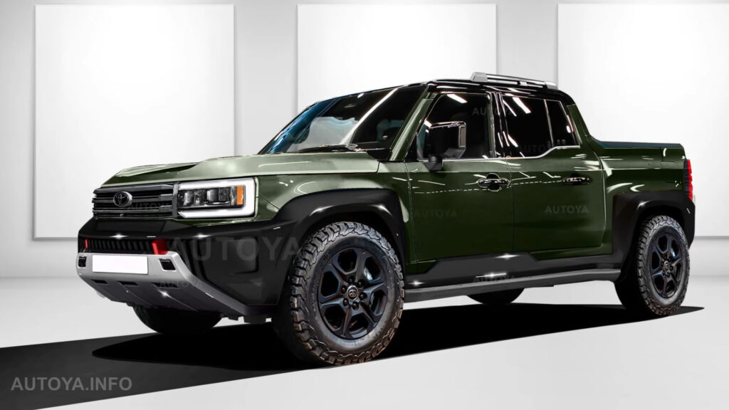 Rendering 2026 Toyota Stout Is Coming Back To Compete With The 2025 Ford Maverick Truck Autoevolution