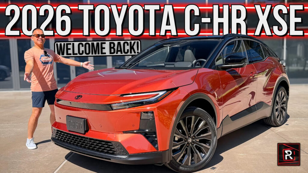 The 2026 Toyota C HR XSE Is A Reincarnated Electric Coupe High Riding SUV YouTube