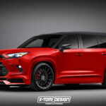 Toyota GR Grand Highlander Rendering Proposes