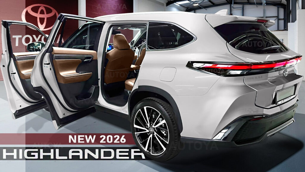 Toyota Highlander 2026 Facelift INTERIOR Preview YouTube