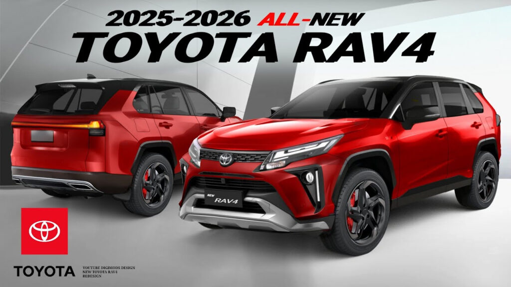 TOYOTA RAV4 2025 2026 REDESIGN Digimods DESIGN YouTube