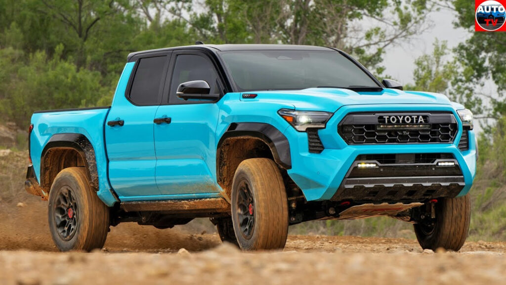 Toyota s Electrifying Wave Maker Blue 2026 TRD Pro First Look The Most Eye Catching Color Yet YouTube
