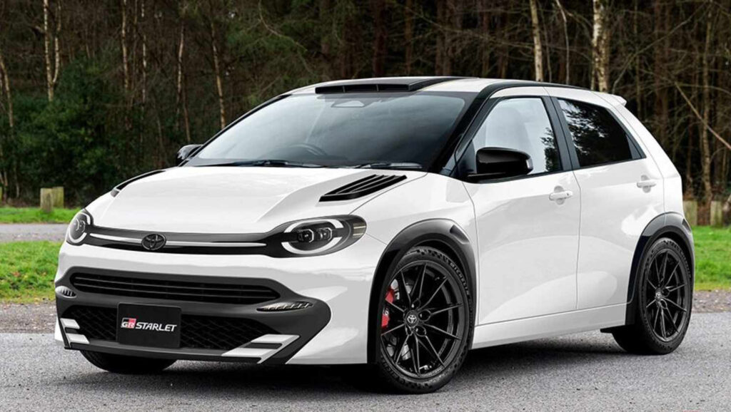 Toyota s New Pocket rocket Takes Shape 2026 Toyota Starlet GR Revealed In Fresh Renders As Rumours Of Rally based Performance Car Will Join Celica And MR2 In Sports Car Rebirth Report Car News 